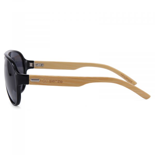 Senze Dark Aviator Sunglasses Grey