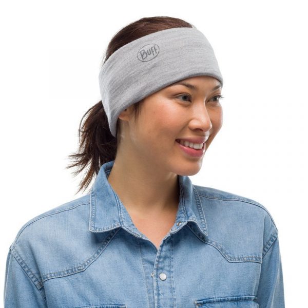 BUFF Merino Wool Lightweight SOLID LIGHT GREY Neckwarmer
