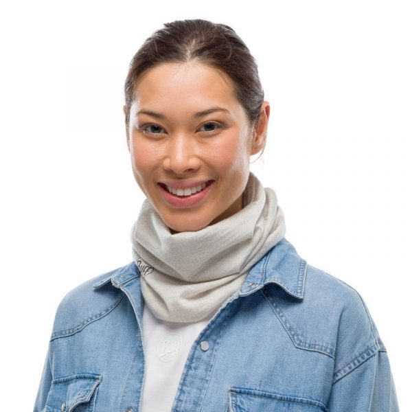 BUFF Merino Wool Lightweight SOLID CLOUD Neckwarmer