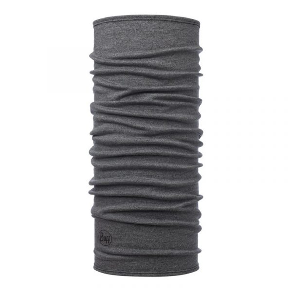 BUFF Merino Wool Midweight LIGHT GREY MELANGE Neckwarmer