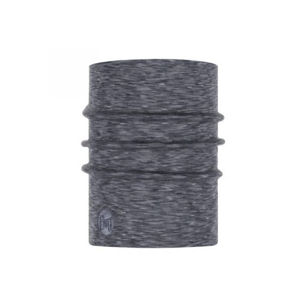 BUFF Merino Wool Heavyweight FOG GREY MULTI STRIPES Neckwarmer