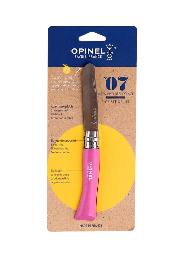Opinel Lock Knife My First Opinel No.7 - Fushia - Image 2