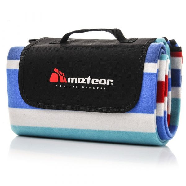 Picnic blanket Meteor 120×135 cm navy/red/white