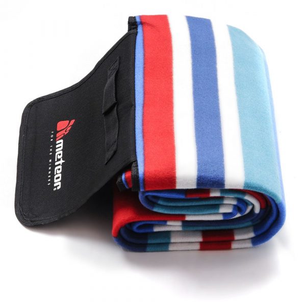 Picnic blanket Meteor 120x135 cm navy/red/white