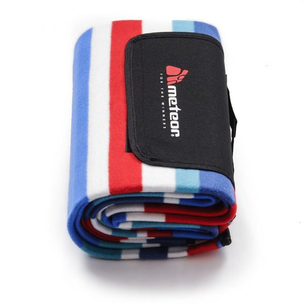 Picnic blanket Meteor 120x135 cm navy/red/white
