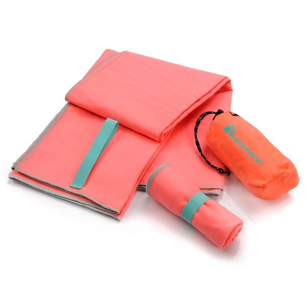 Microfiber sports towel Meteor 50x90cm coral
