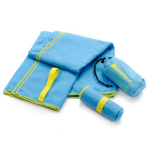 Microfiber sports towel Meteor 80x130cm blue