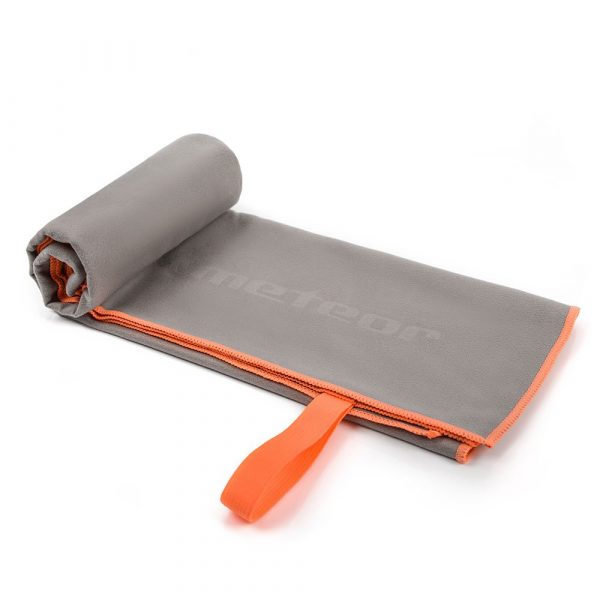 Microfiber sports towel Meteor 50x90cm gray