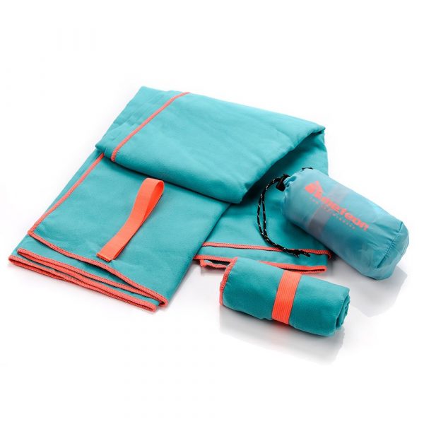Microfiber sports towel Meteor 50x90cm turquoise