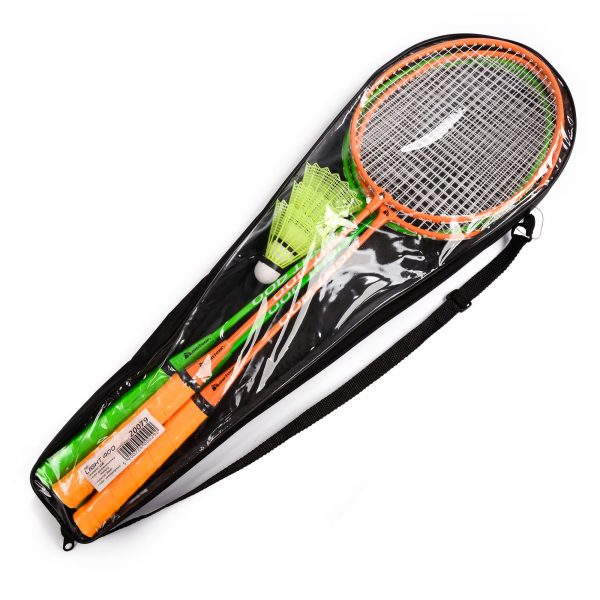 pol_pl_ZESTAW-DO-BADMINTONA-METEOR-4-RAKIETKI-STAL-pomaranczowe-zielone-3-LOTKI-37134_1 Meteor Badminton set