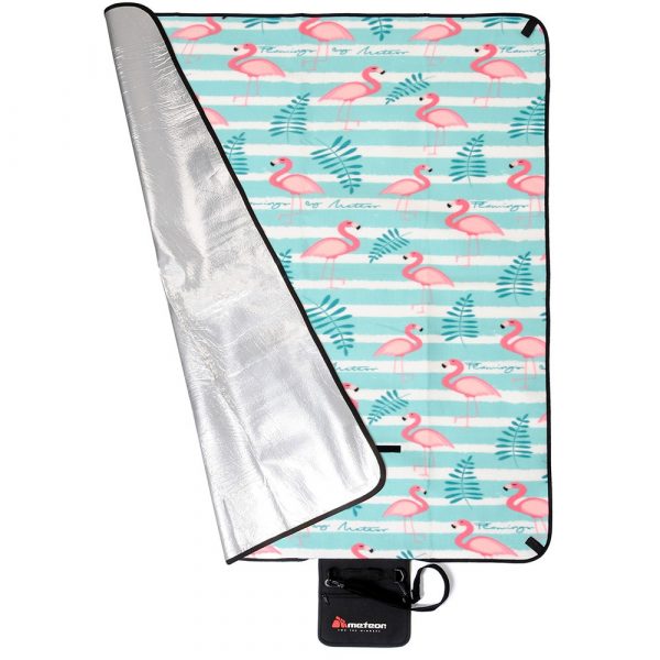 Picnic blanket Meteor 180x200cm flamingos
