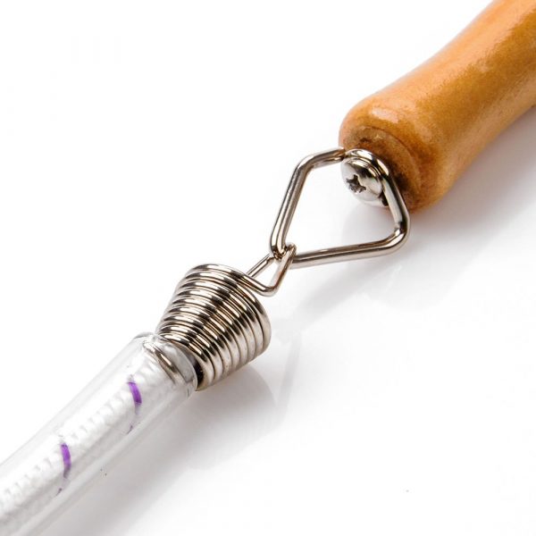 pol_pl_SKAKANKA-METEOR-3-m-Z-DREWNIANYMI-RACZKAMI-METALOWE-UCHO-2593_3 METEOR Skipping rope with wooden handles - 3m