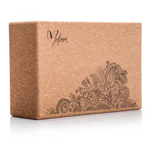 Meteor Cork Fitness and Yoga Block