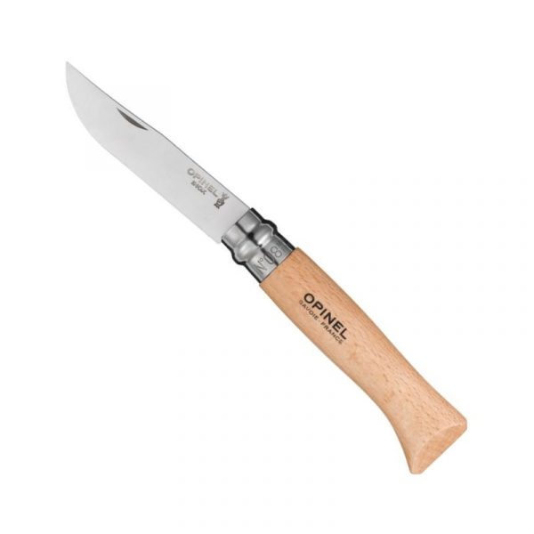 Opinel Lock Knife Inox No.10 – Beech Wood Handle