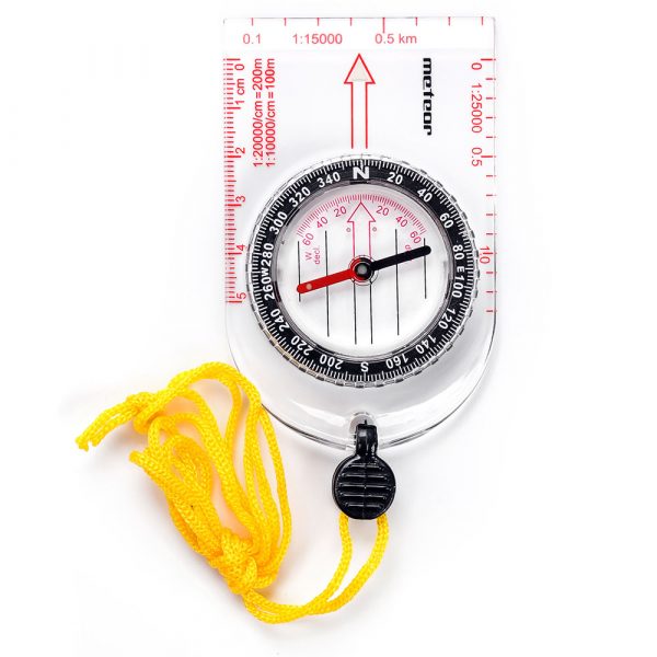 Meteor Compass Semicircular With Ruler