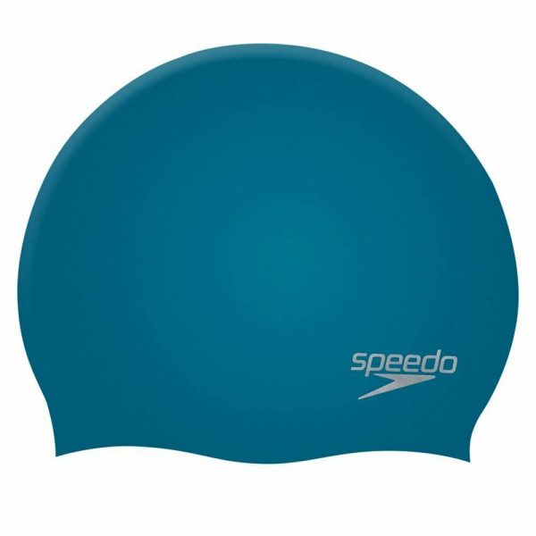 Speedo Plain Moulded Silicone Cap – Turquoise