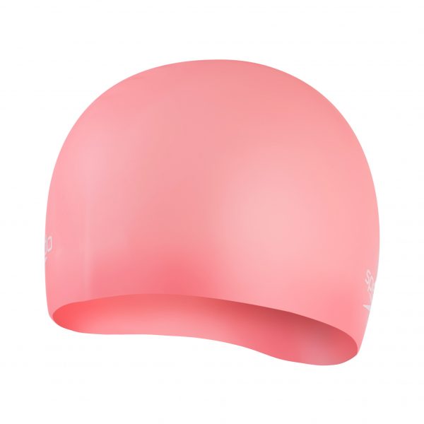 Speedo Plain Moulded Silicone Cap – Pink