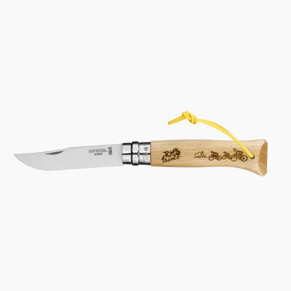 Opinel Inox Tour De France Gravure Pocket Knife No.8