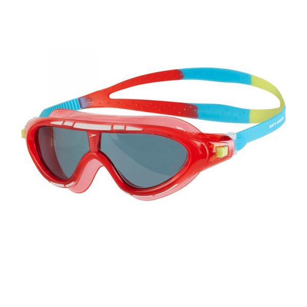 Speedo Rift Swimming Mask Junior Red/Smoke