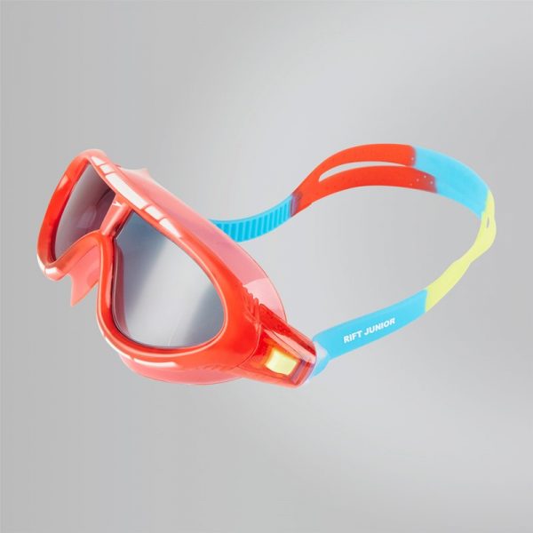 Speedo Rift Swimming Mask Junior Red/Smoke